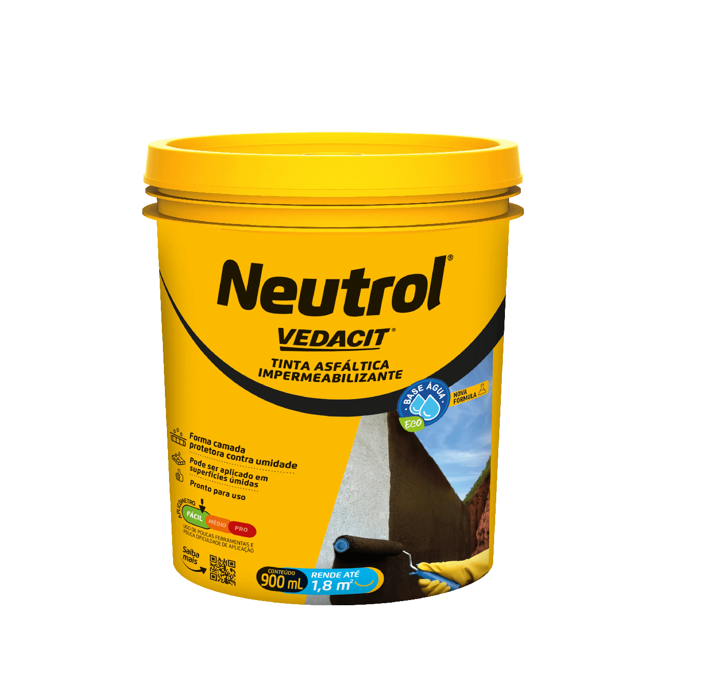 NEUTROL_VEDACIT_TINTA_ASF_IMPERMEAB_B_AGUA_900_ML_fotonova_1_2ceaa916f2 Neutrol Acqua 0,9 L Lata - Otto Baumgart - Imagem 1