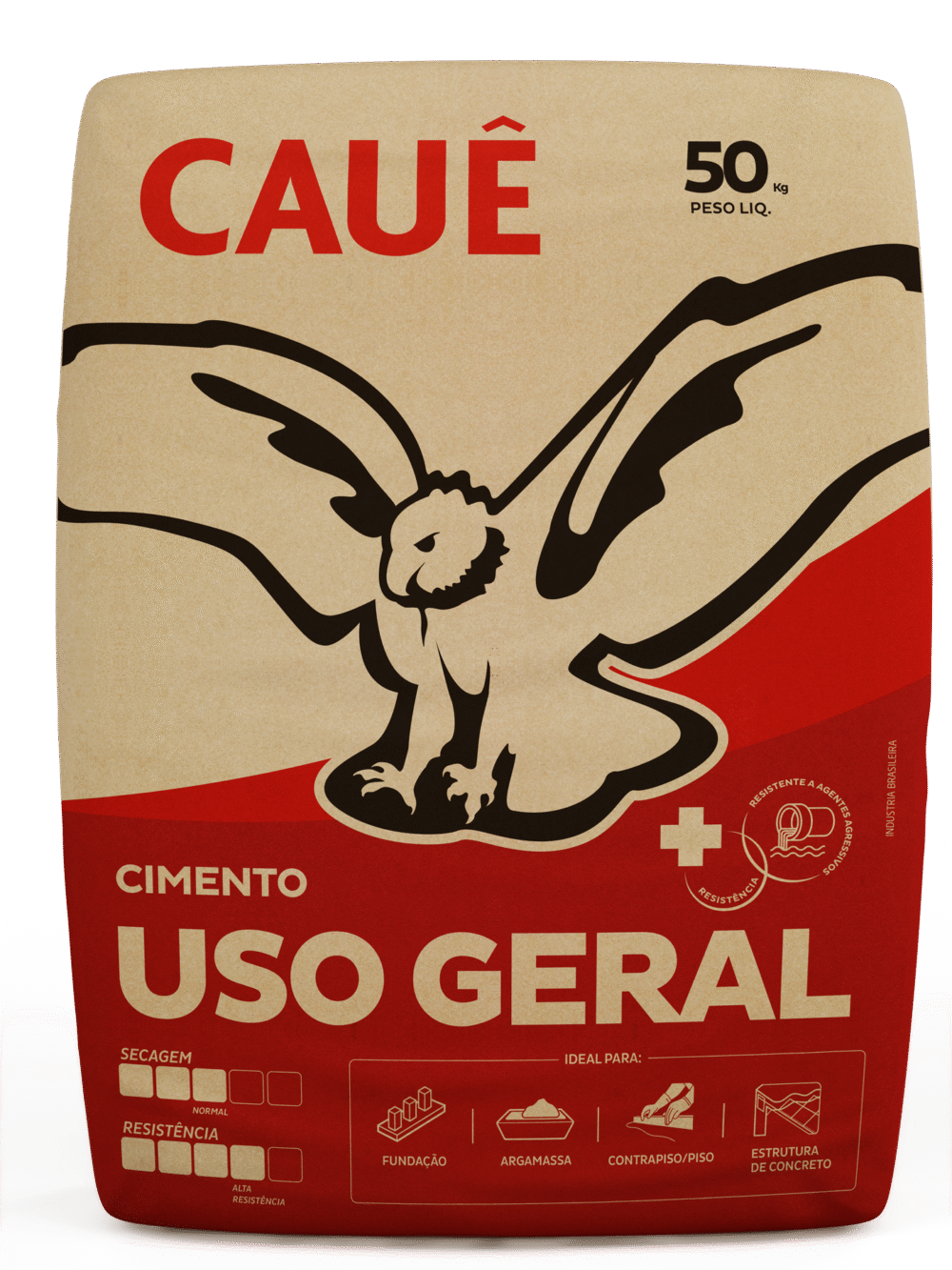 ITC-CAUE-Embalagem_2020_Uso_Geral-50KG Cimento Uso Geral CP II-F-32 50 kg - Cauê - Imagem 1