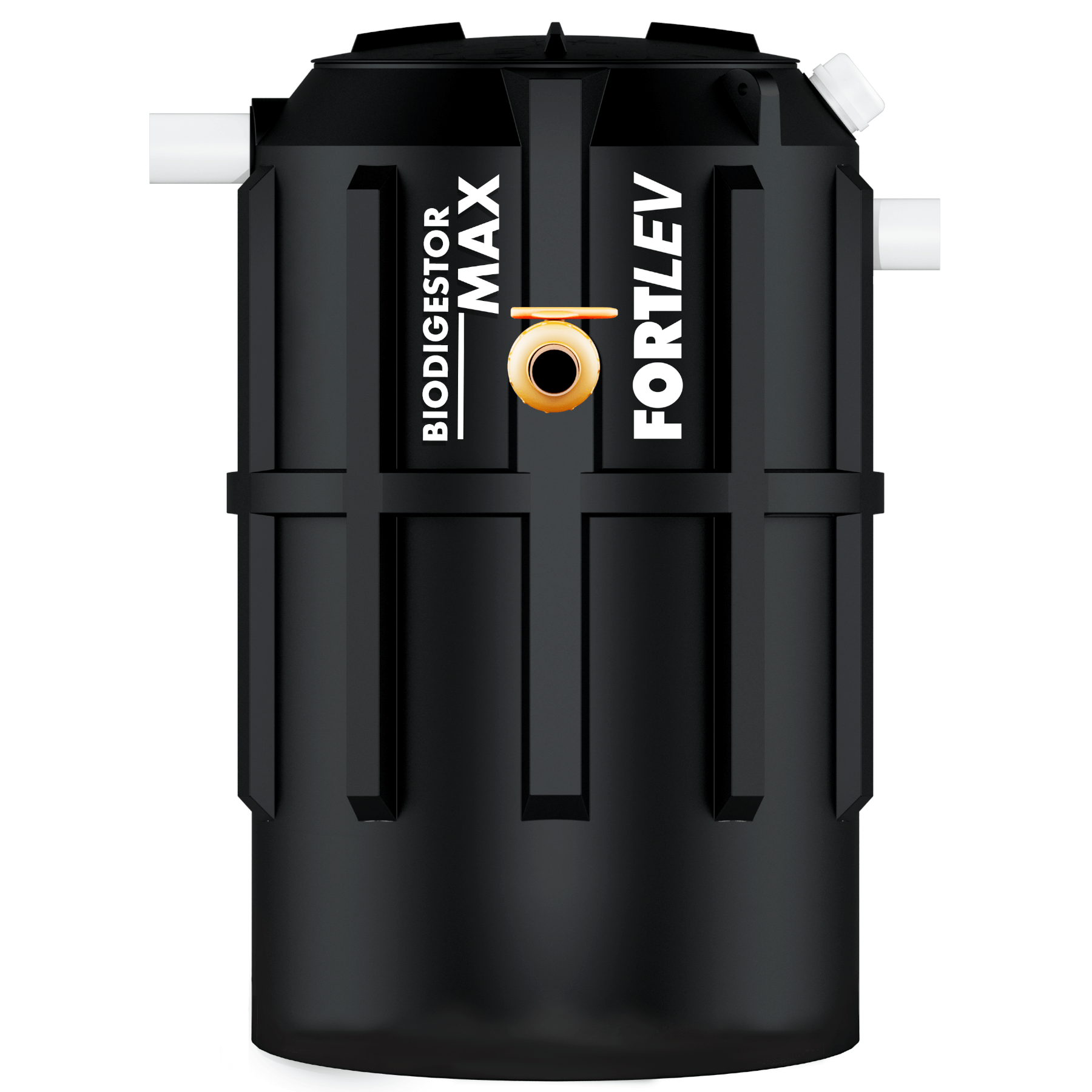 Biodigestor-MAX-700L-frente Biodigestor 700 Litros/dia (até 7 pessoas) - Fortlev - Imagem 1